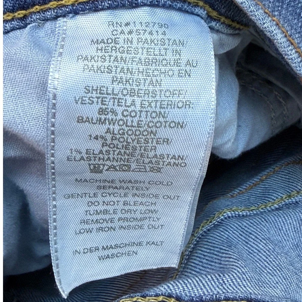 True Religion‎ Ricky Relaxed Straight Jeans Mens 42 Medium Wash Blue Flap Pocket